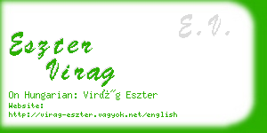 eszter virag business card